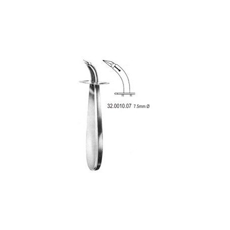 Trocar holzernem Handgriff