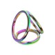 Rainbow Triple Cock Ring