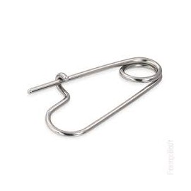 Safety pin earring, 16 ga