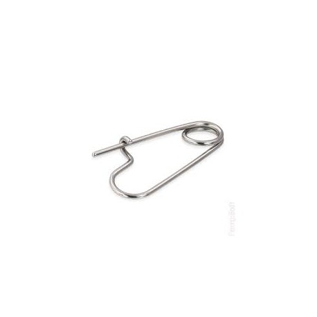 Safety pin earring, 16 ga