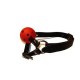 Ball Gag With Chin Restraint Leather