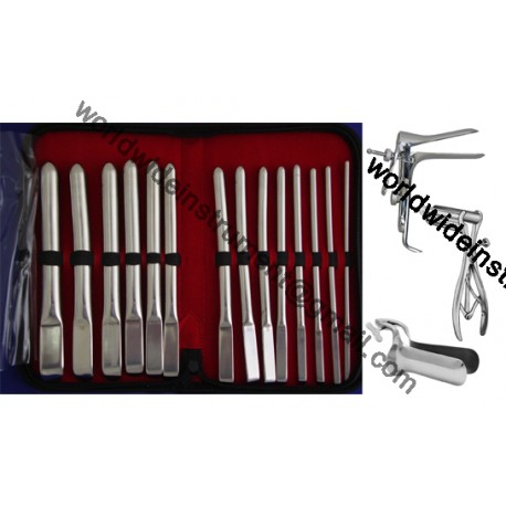 Uterine Hegar Dilator Set Of 14