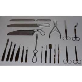 Post Mortem Surgical Instruments Set