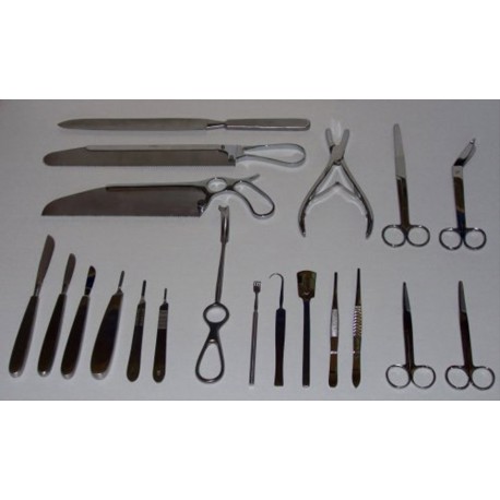 Post Mortem Surgical Instruments Set