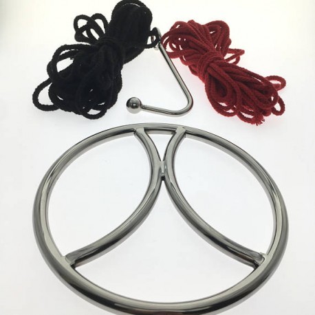 Shibari Ring Set - Keiō - Suspension Ring Set By Oxy - Ring, Ropes, Hook