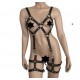 Women's Leather Harness Strap Body with thigh strap