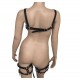 Women's Leather Harness Strap Body with thigh strap