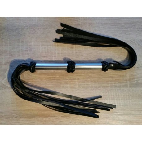 Duo Lash PVC Rubber Doubleflogger Acrobatic Floggerer