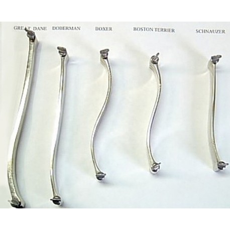 Dog Ear Cropping Tools Guide Clamps Set of 5