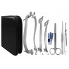 Dog Ear Cropping Clamps Set 17 Pcs with Carrying